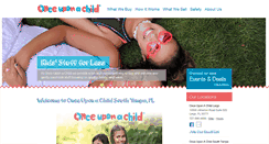 Desktop Screenshot of onceuponachildsouthtampa.com